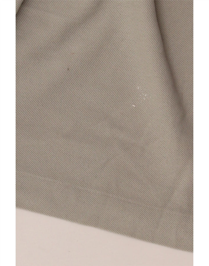 LACOSTE Polo para hombre talla 5 grande algodón gris