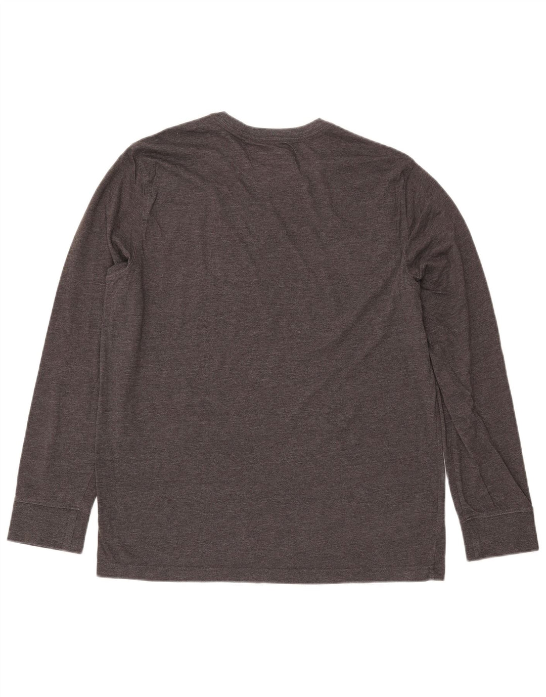 EDDIE BAUER Top para hombre manga larga algodón gris grande