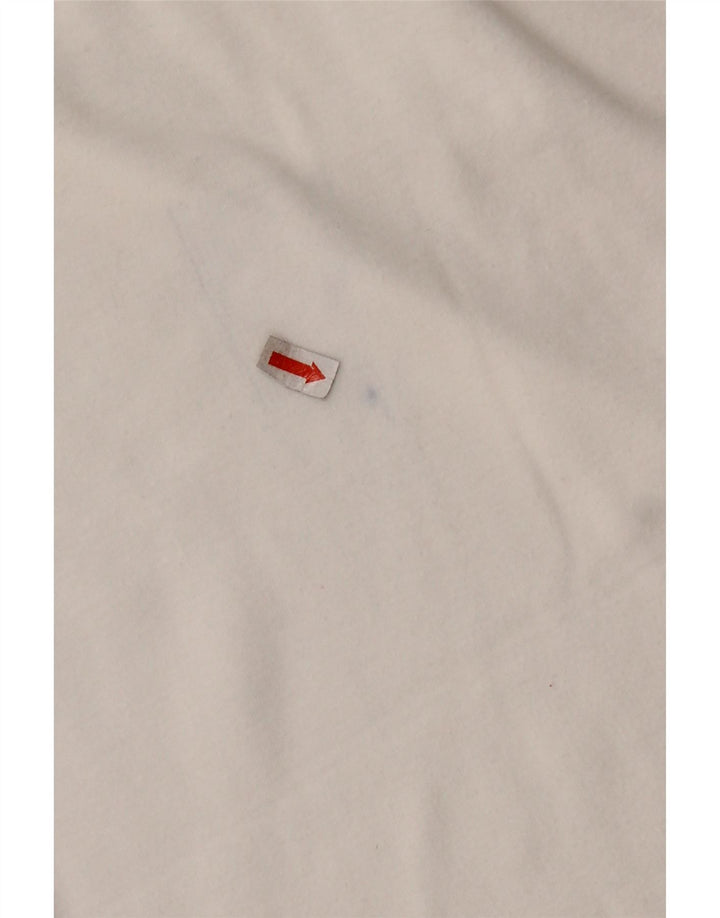 GAS Polo gráfico para mujer UK 40 XL Algodón blanco