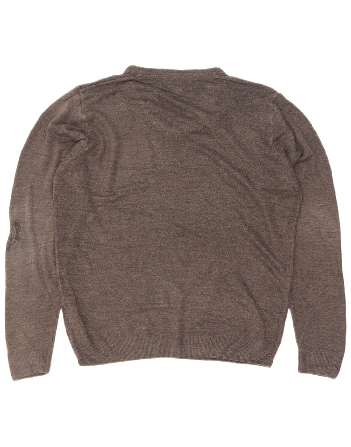 Marks & Spencer Jersey con Cuello en V para Hombre Acrílico Gris Medio