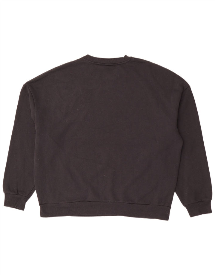 Russell Athletic Sudadera con Estampado Holgado para Hombre, Jersey, Mediano, Negro