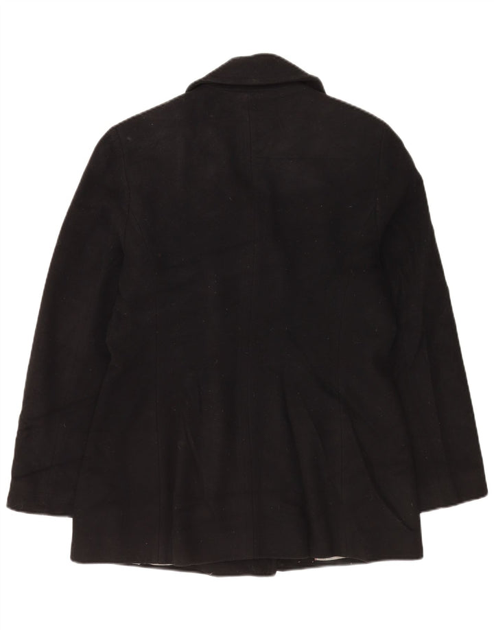 Calvin Klein Chaquetón para Mujer US 10 Grande Lana Negra
