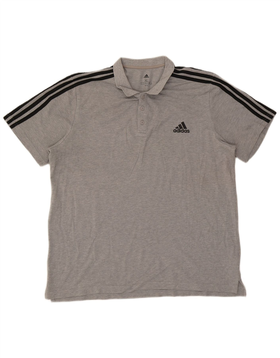 Adidas Polo Hombre XL Gris Algodón