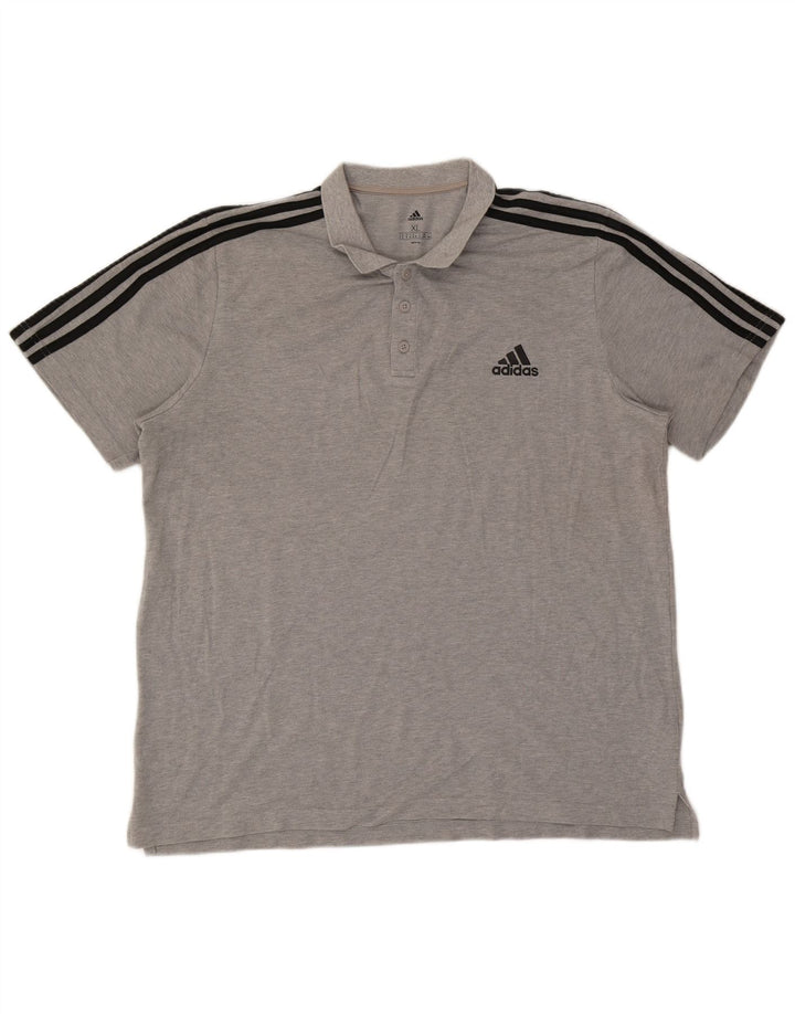 Adidas Polo Hombre XL Gris Algodón