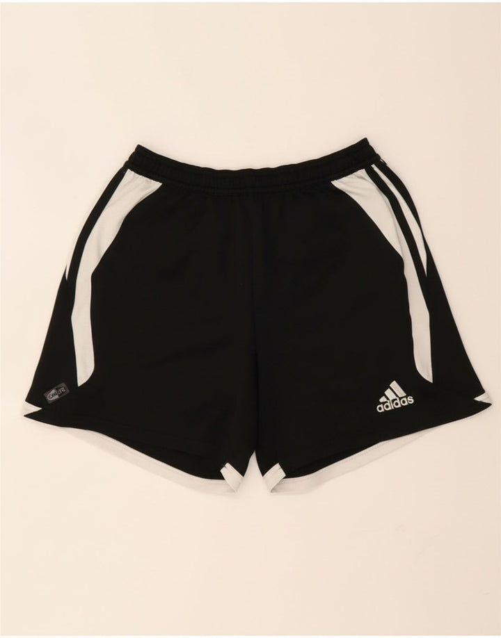Adidas Mens Climalite Sport Shorts Medio Negro Colorblock Poliéster