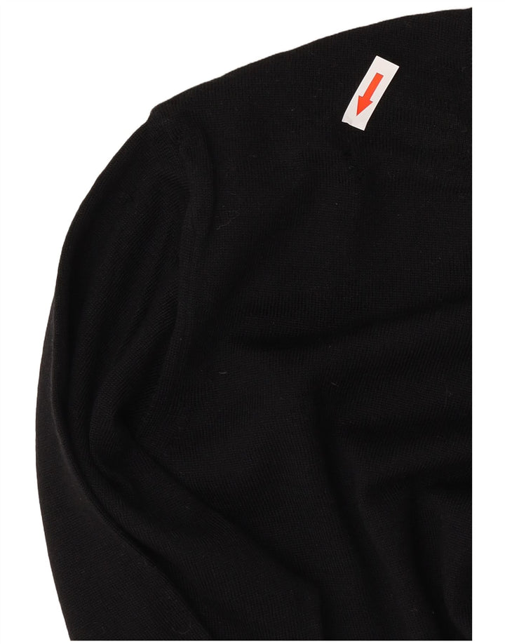 Zara Hombre Jersey Cuello Redondo Jersey Small Lana Negra