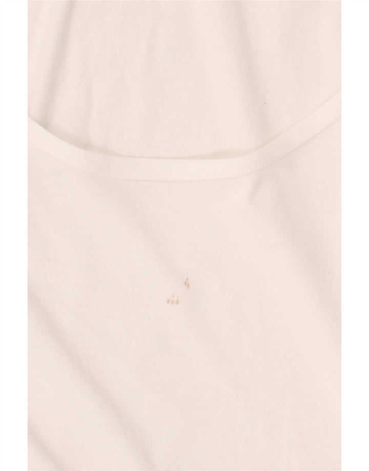 Guess Camiseta para Mujer Top UK 8 Small White Cotton