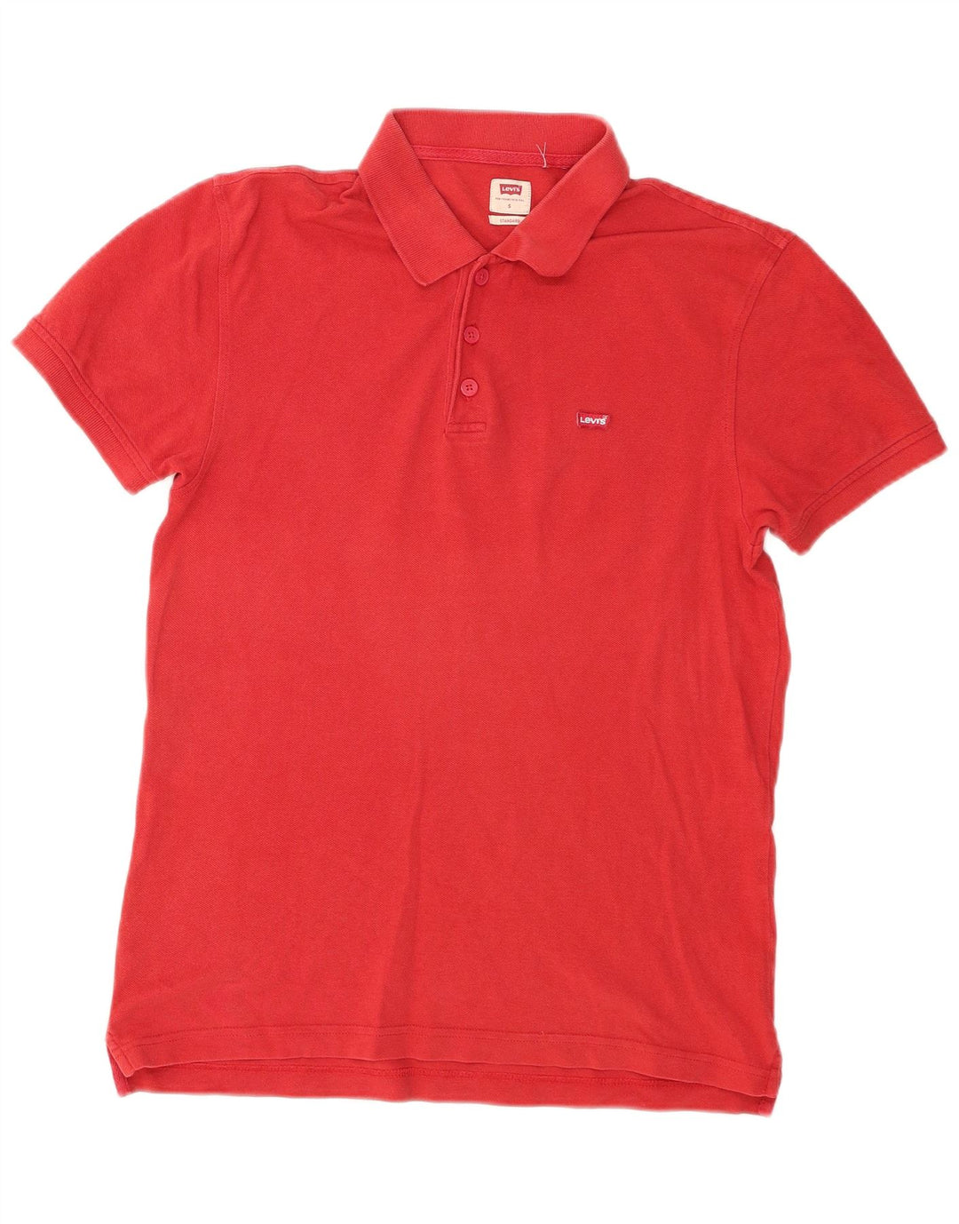 Levi's Polo estándar para hombre pequeño rojo