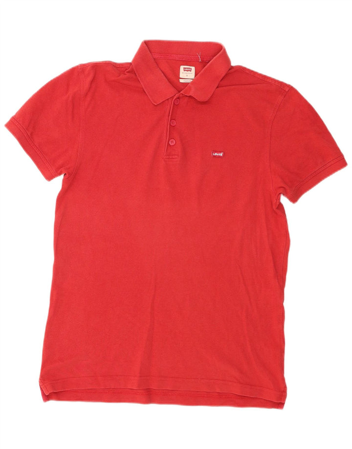 Levi's Polo estándar para hombre pequeño rojo