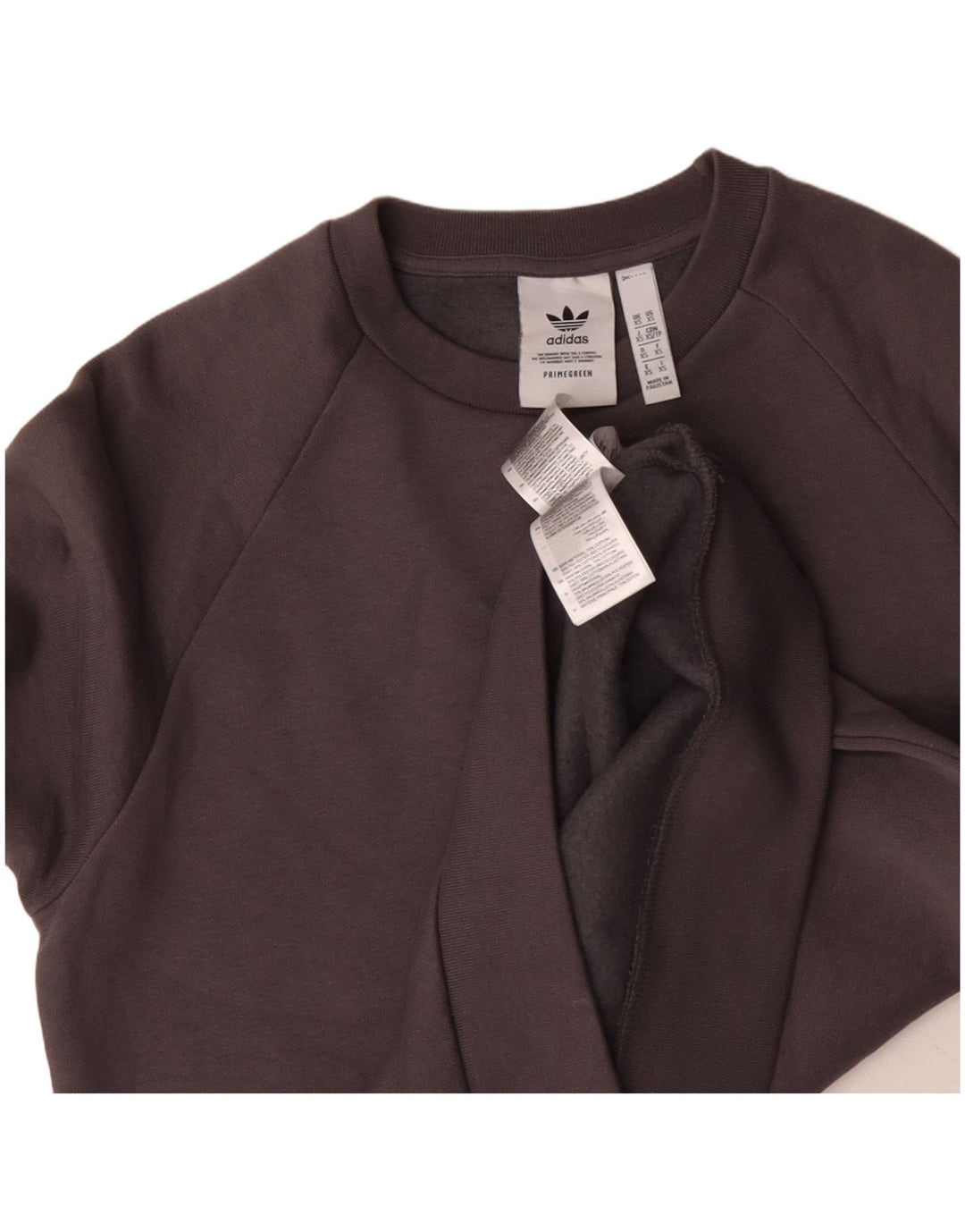 Adidas Hombre Primegreen Sudadera Jumper XS Gris Algodón