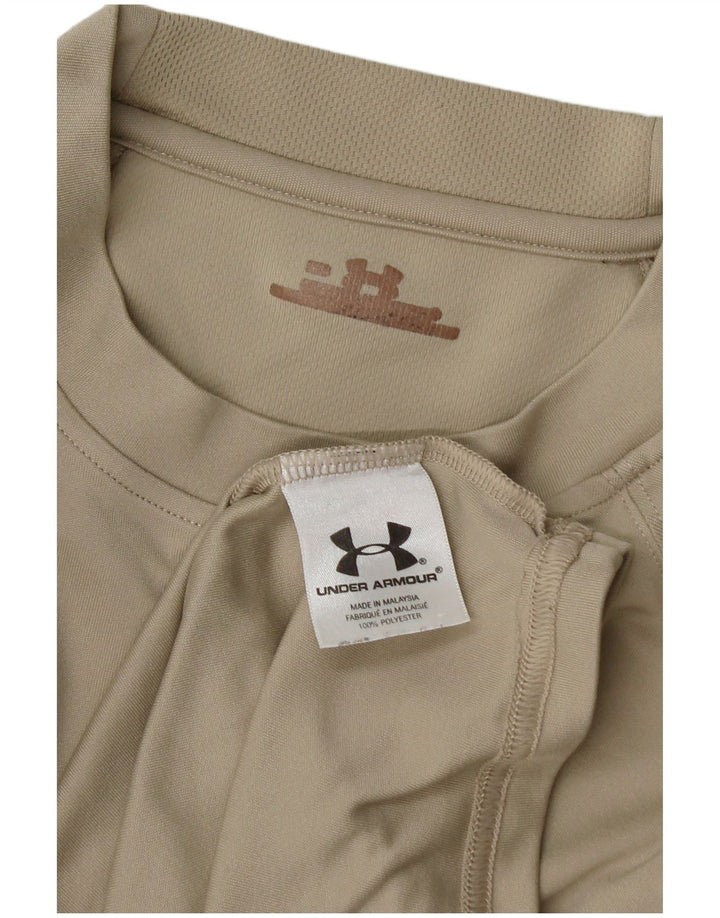 Under Armour Camiseta para hombre Top Large Beige Poliéster