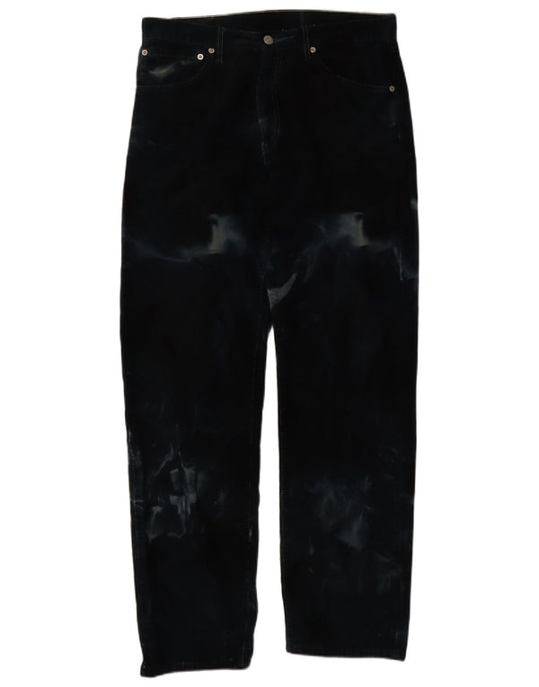 Levi's Pantalón recto de pana 521 para hombre W34 L32 Algodón teñido anudado azul marino