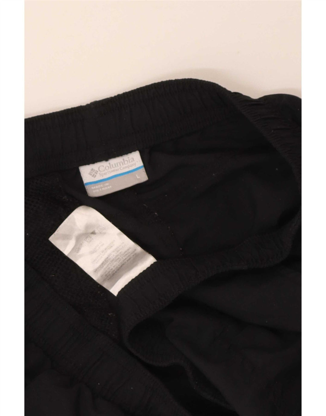 Columbia Bañador para hombre, talla grande, nailon negro