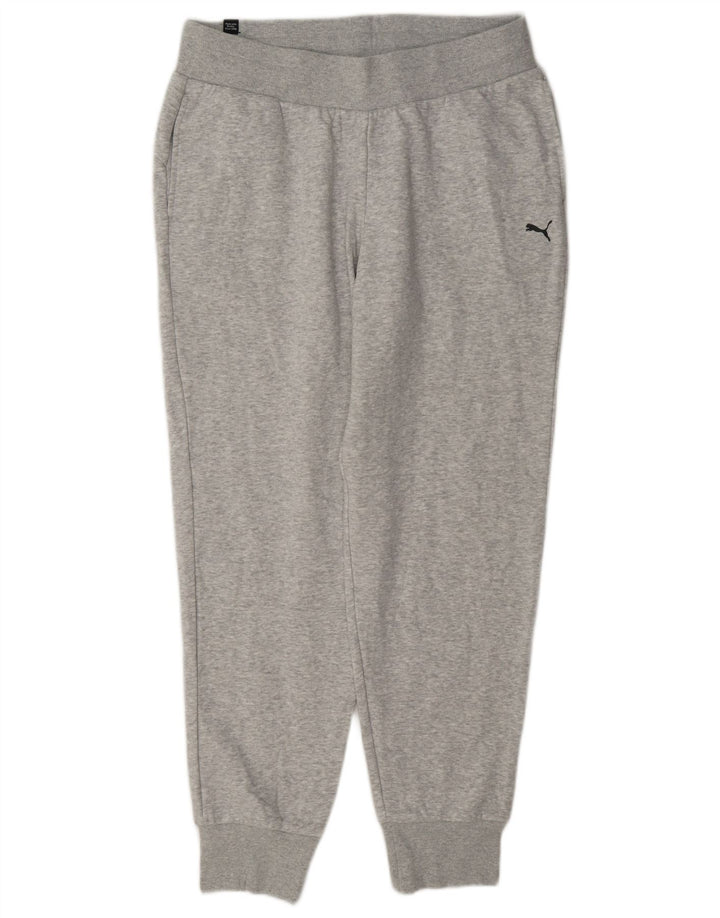 Puma - Pantalones de chándal para mujer, talla 40, color gris medio