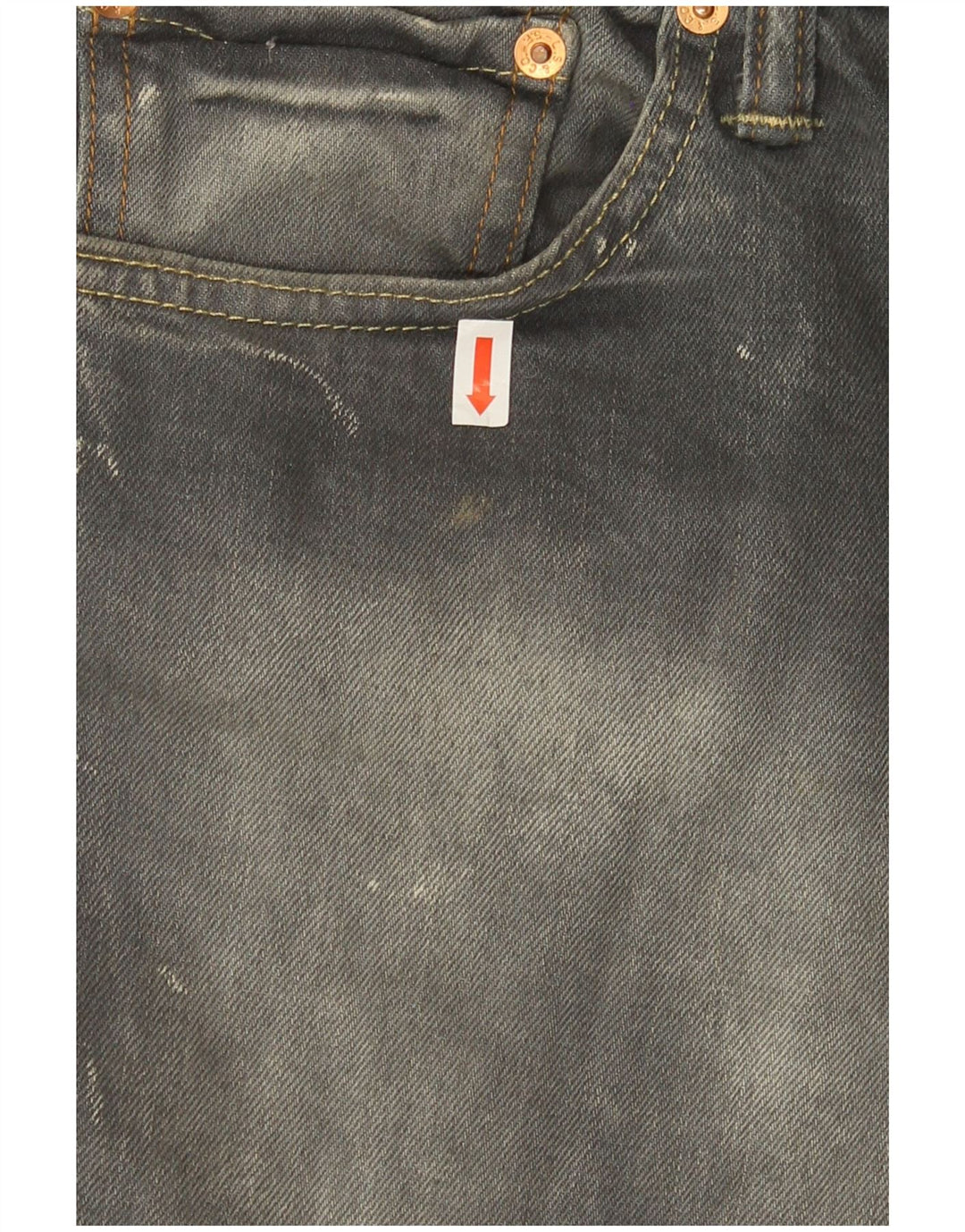Levi's Hombre 511 Slim Jeans W33 L34 Algodón Gris