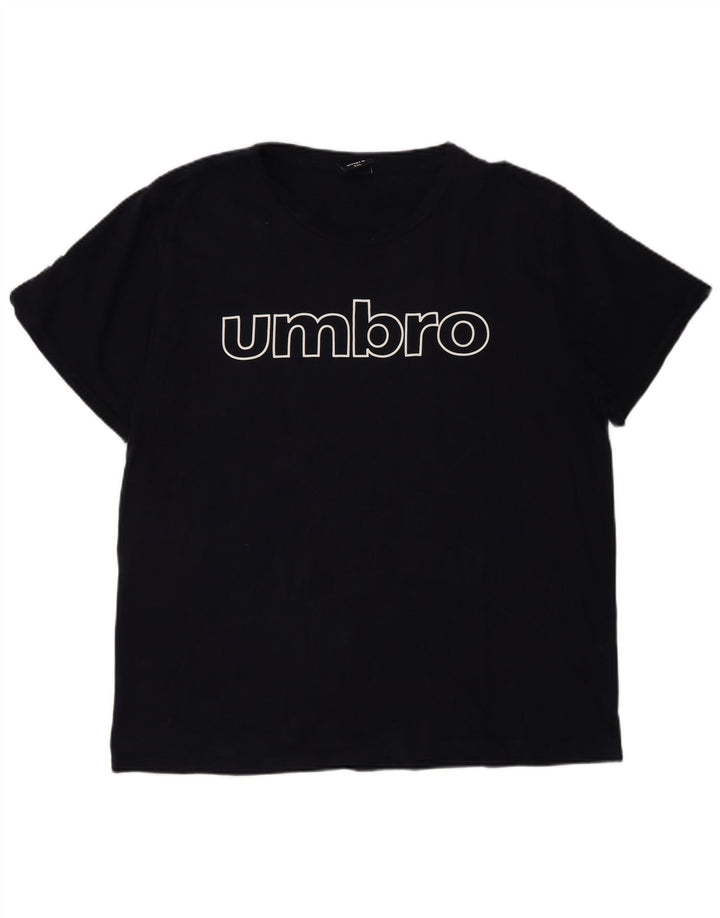 Umbro Camiseta gráfica para hombre Top 2XL Azul marino