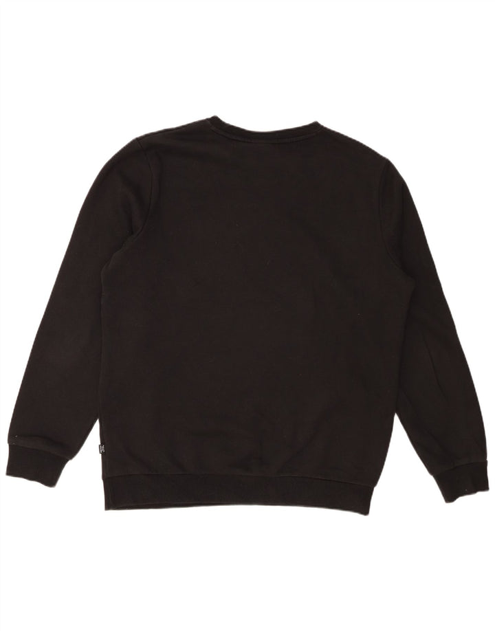 PUMA Sudadera con gráfico para hombre Jumper Medium Black Cotton