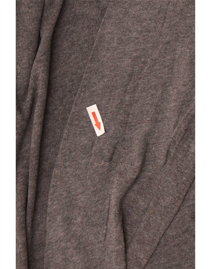 Zara Hombre Polo Manga Larga 2XL Gris