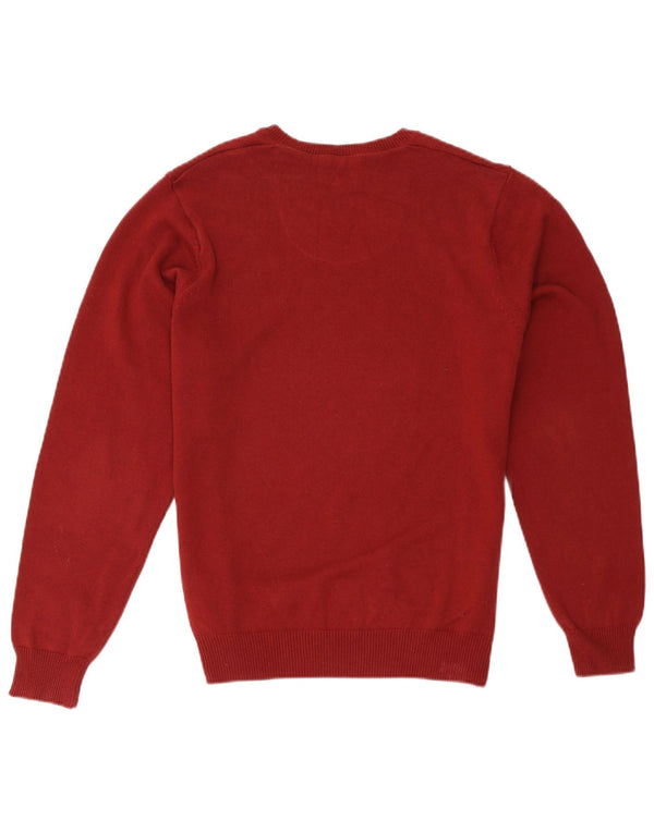 Marks & Spencer Suéter tipo jersey con cuello redondo en azul Harbor para hombre Rojo mediano