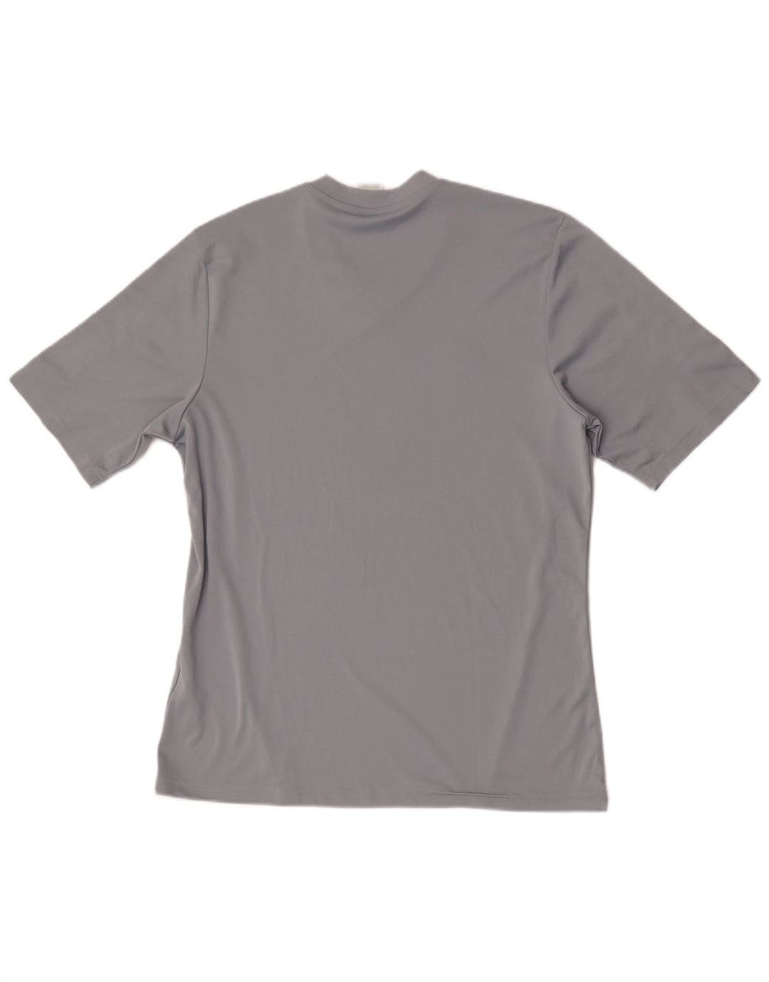 Adidas Hombre Camiseta Top Grande Gris Poliéster