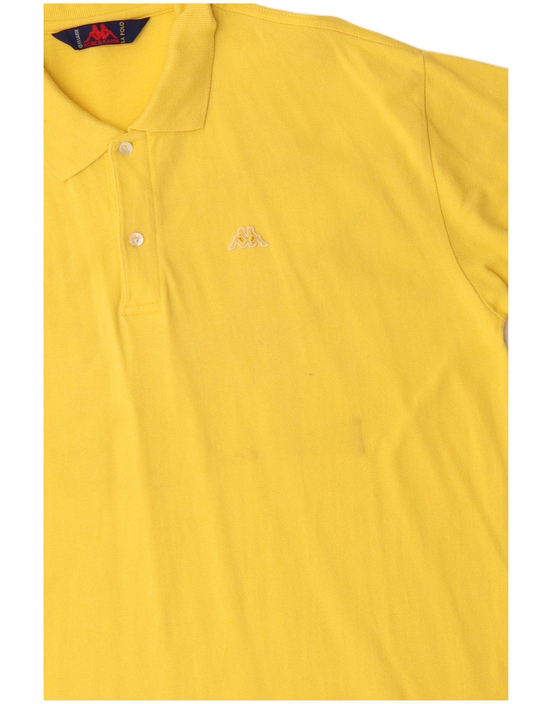 KAPPA Polo Hombre 2XL Algodón Amarillo