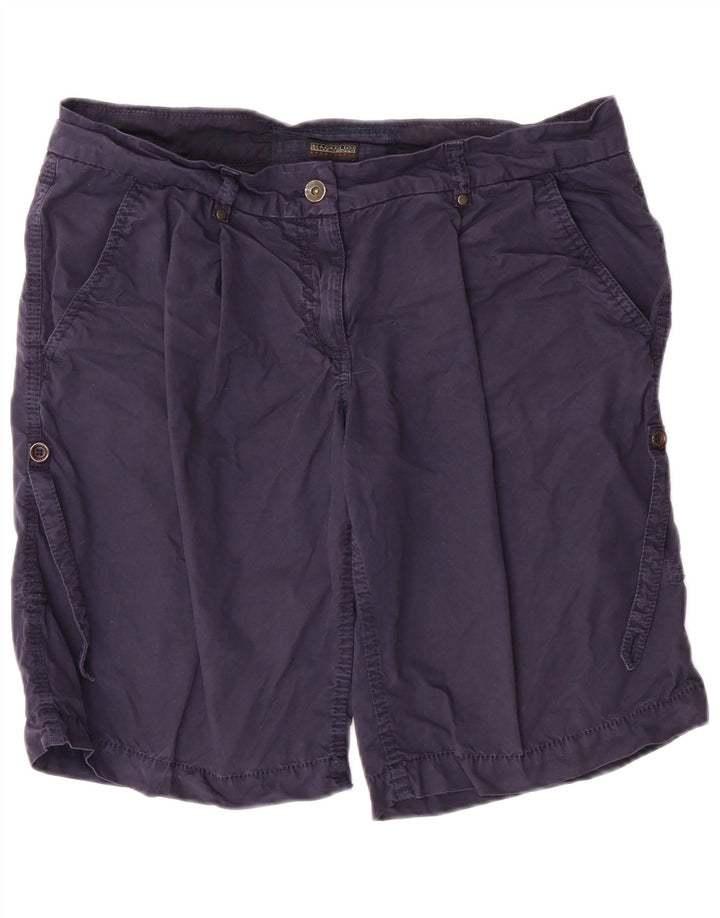 Napapijri Shorts cargo para hombre IT 46 Small Azul marino Algodón