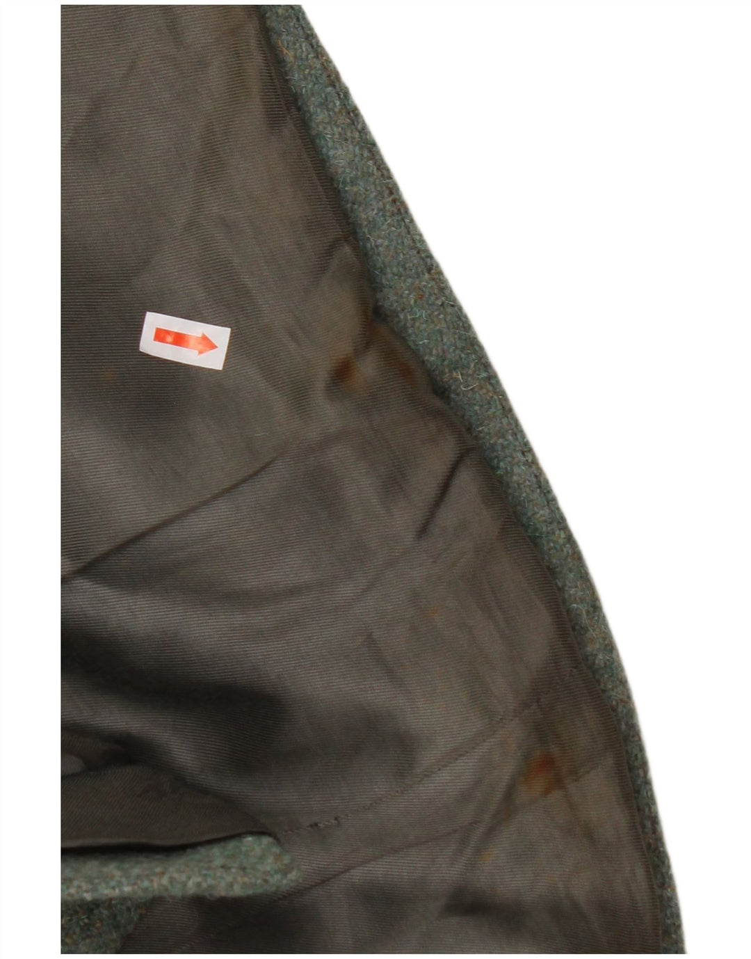 BURTON Chaqueta tipo blazer a medida con 2 botones para hombre UK 38 Lana virgen verde medio