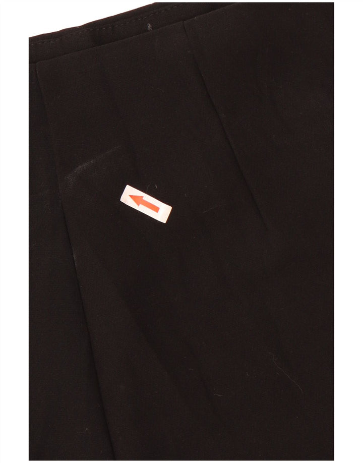 Zara Mujer Falda Pantalón UK 8 Small Poliéster Negro