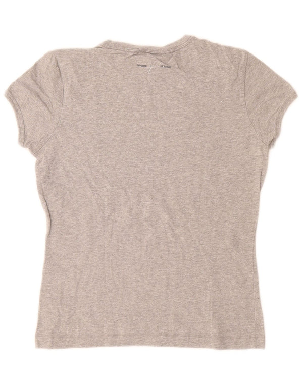 CHAMPION Camiseta con gráfico Heritage Classics para mujer UK 40 Gris medio