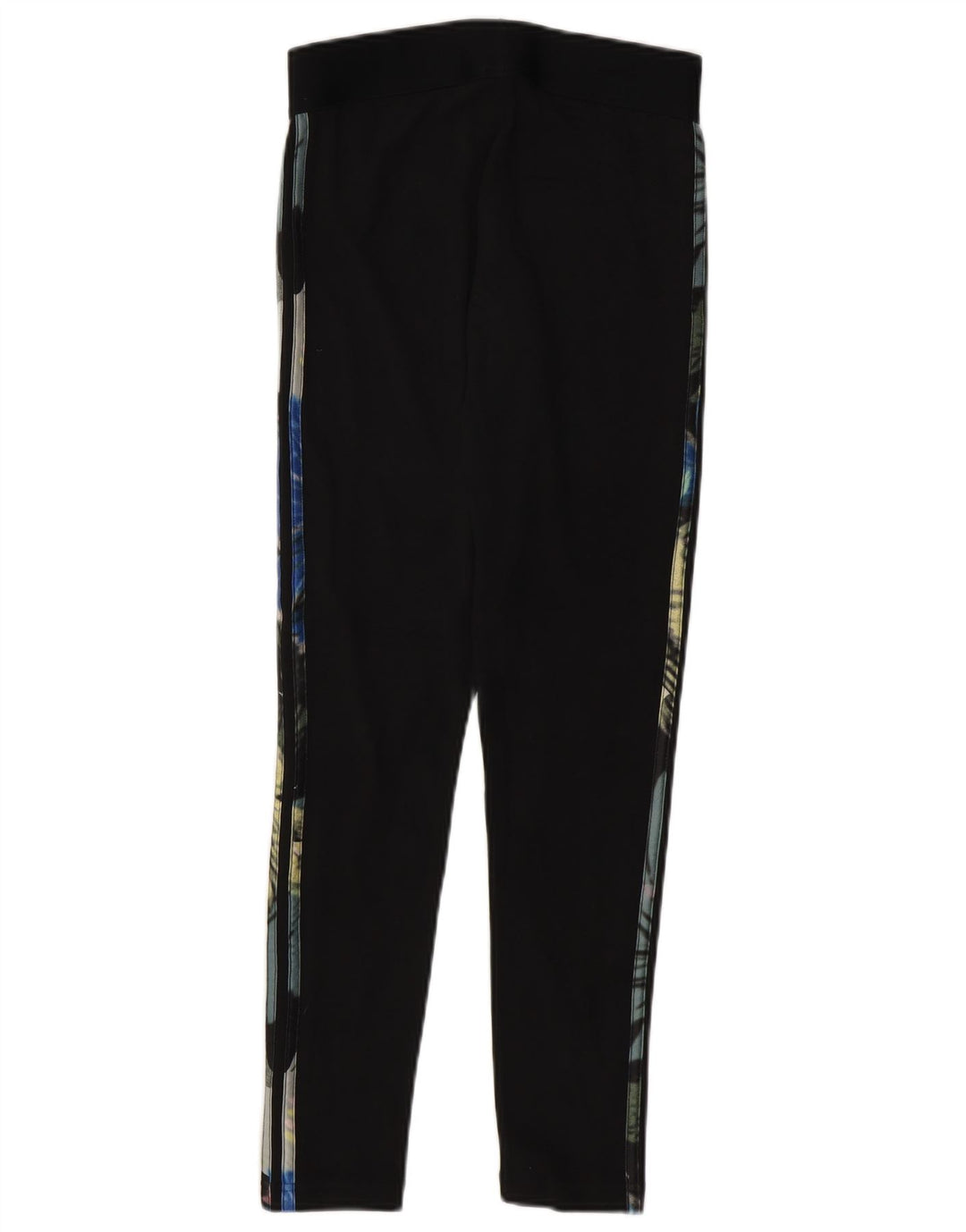 ADIDAS Leggings gráficos para mujer Reino Unido 8/10 Pequeño Negro Floral