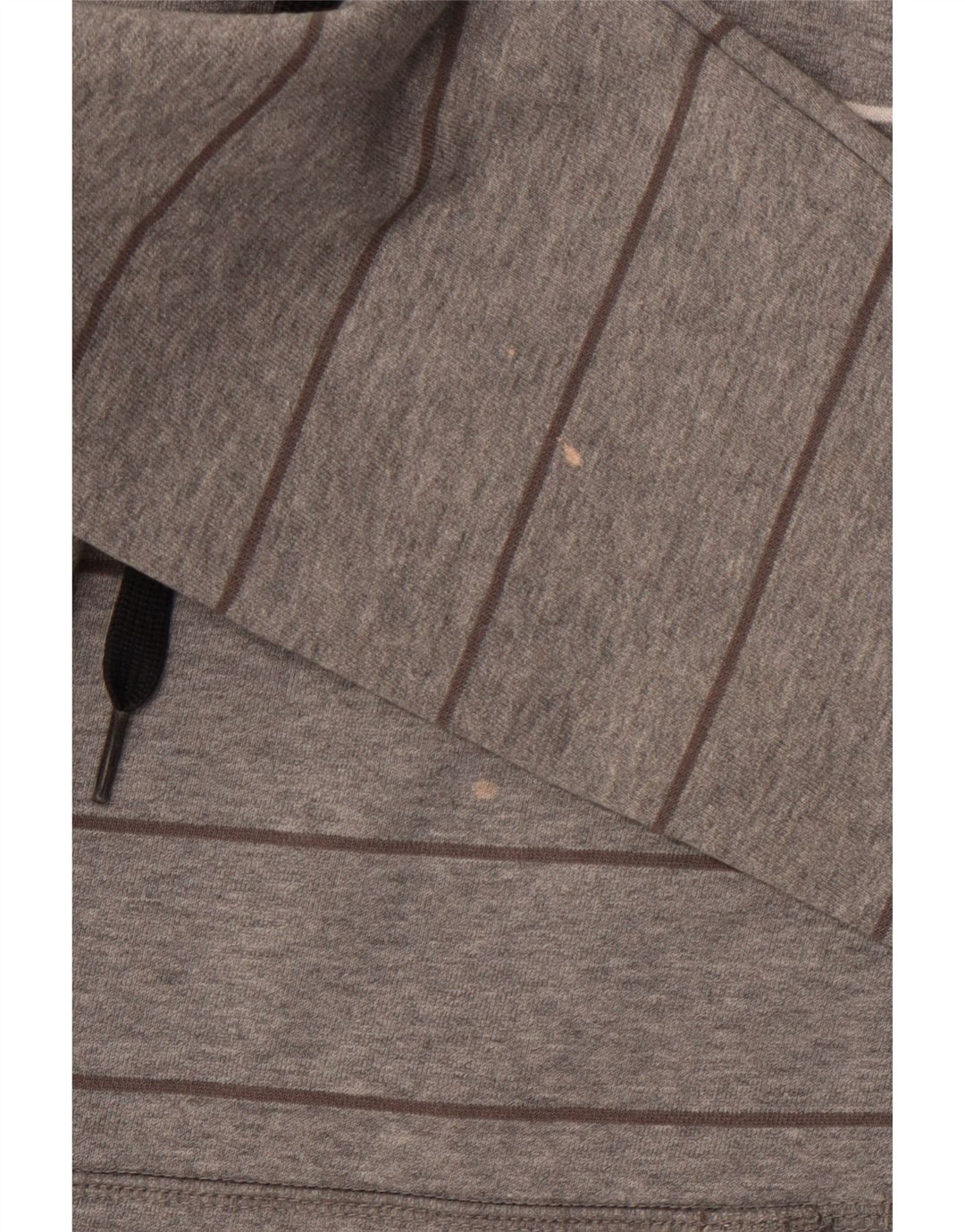 Puma Hombre Sudadera Con Capucha Jumper Small Gris Rayas Algodón