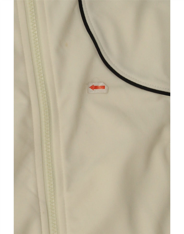 Nike - Chaqueta de chándal para mujer, talla 8/10, poliéster blanco pequeño
