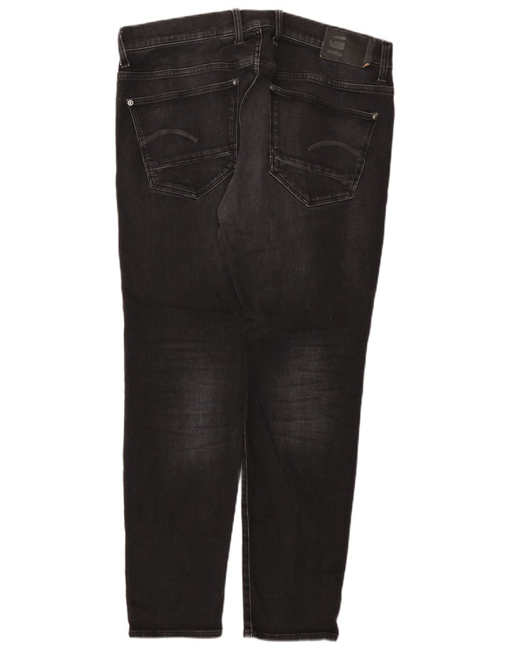 Vaqueros ajustados para hombre G-Star W36 L30 Algodón negro