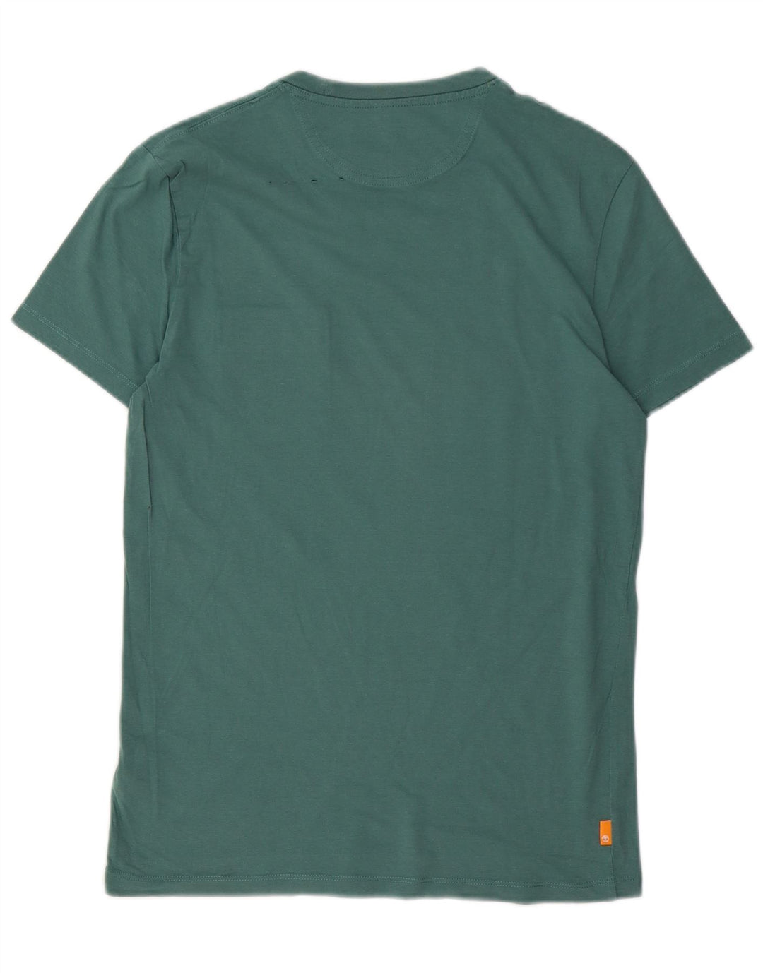 Timberland Hombre Slim Fit Camiseta Top Algodón Verde Medio