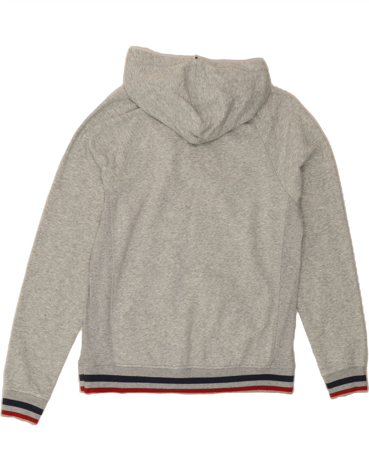 CHAMPION Womens Graphic Hoodie Jumper UK 14 Medium Grey Vintage Champion and Second-Hand Champion from Messina Hembry 