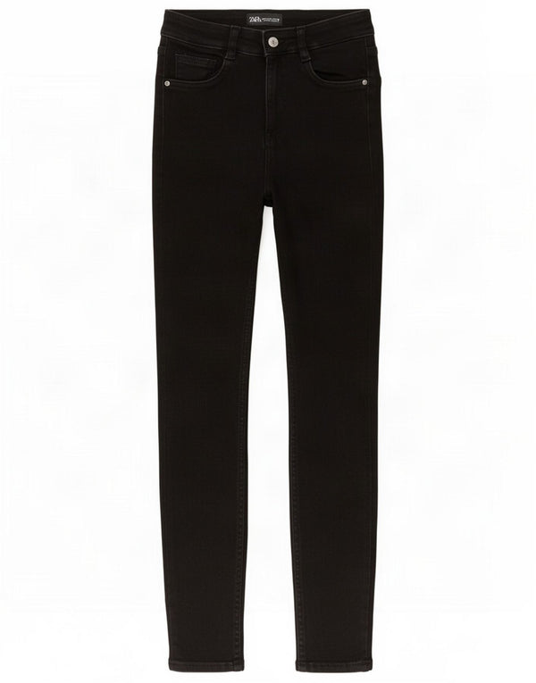 Zara Womens Skinny Jeans EU 36 XS W26 L27 Black Cotton