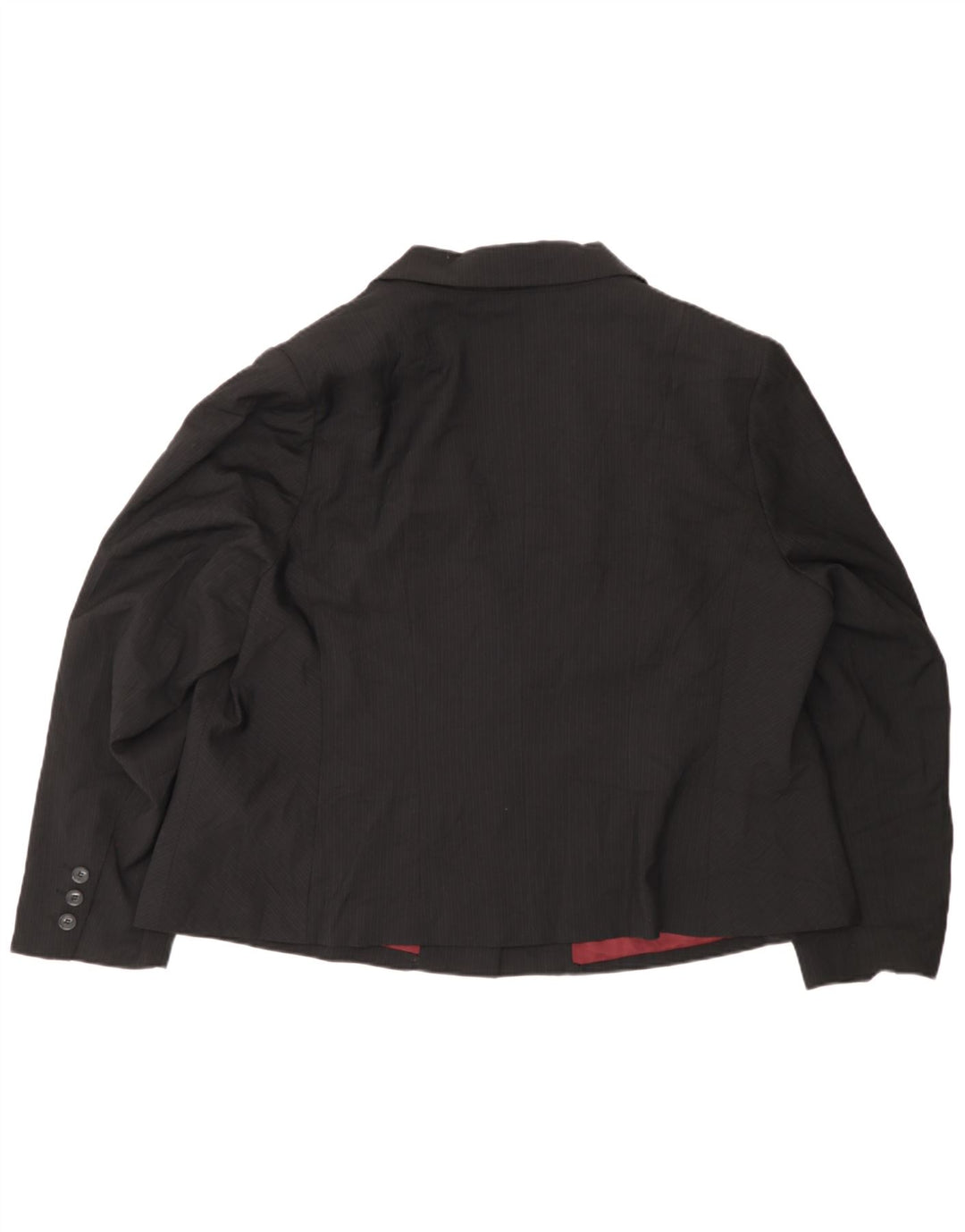 Marks & Spencer Chaqueta Blazer Autograph para Mujer UK 20 2XL Rayas Negras