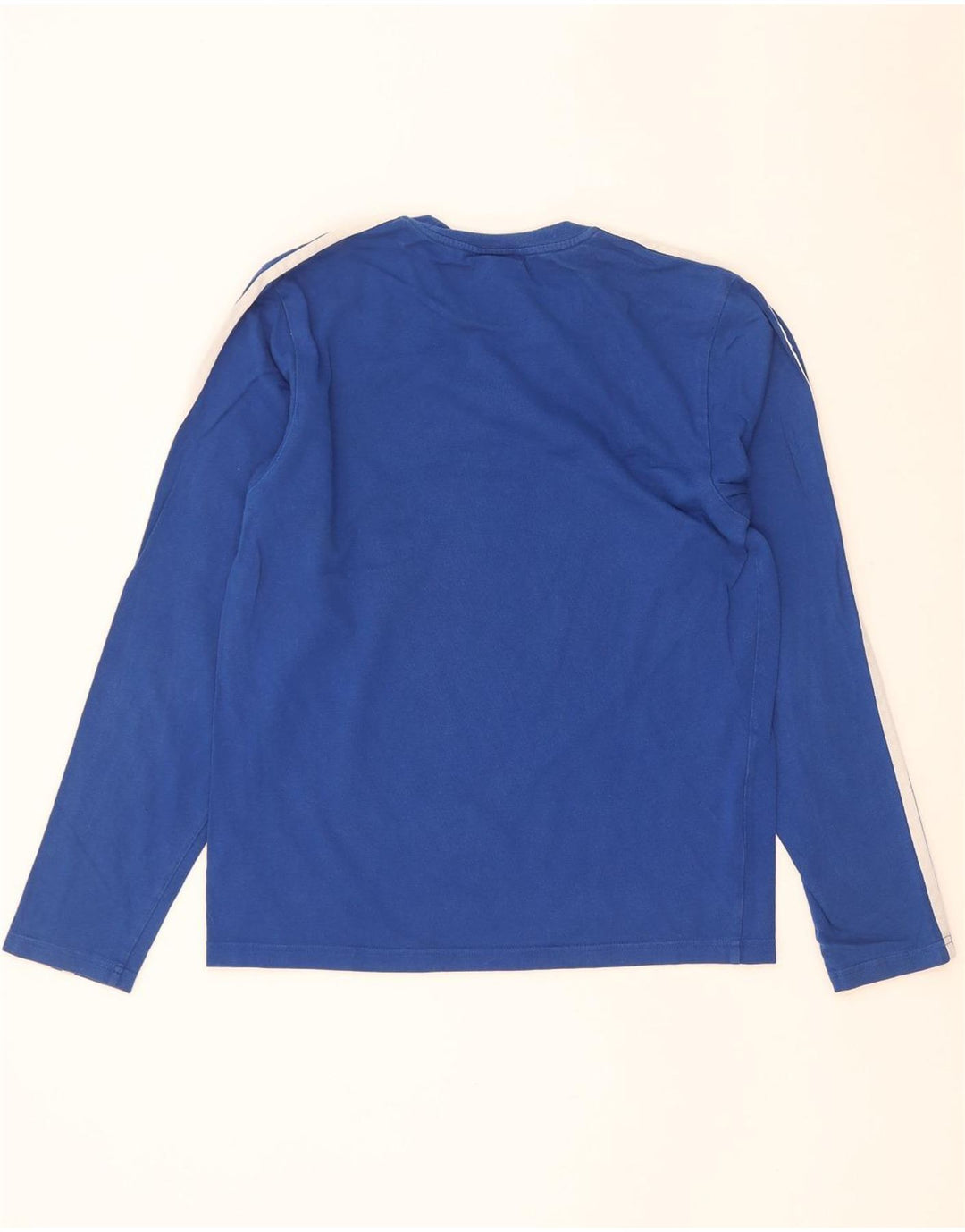 Adidas Hombre Graphic Top Manga Larga Pequeño Algodón Azul