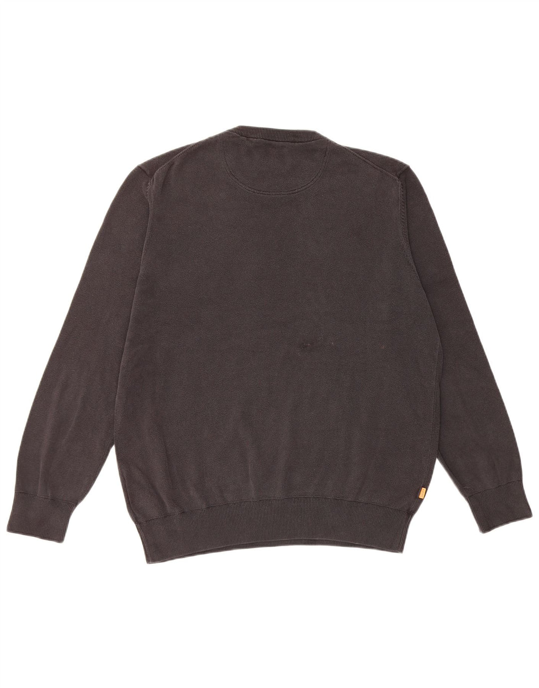 Timberland - Jersey de cuello redondo para hombre, talla grande, algodón negro