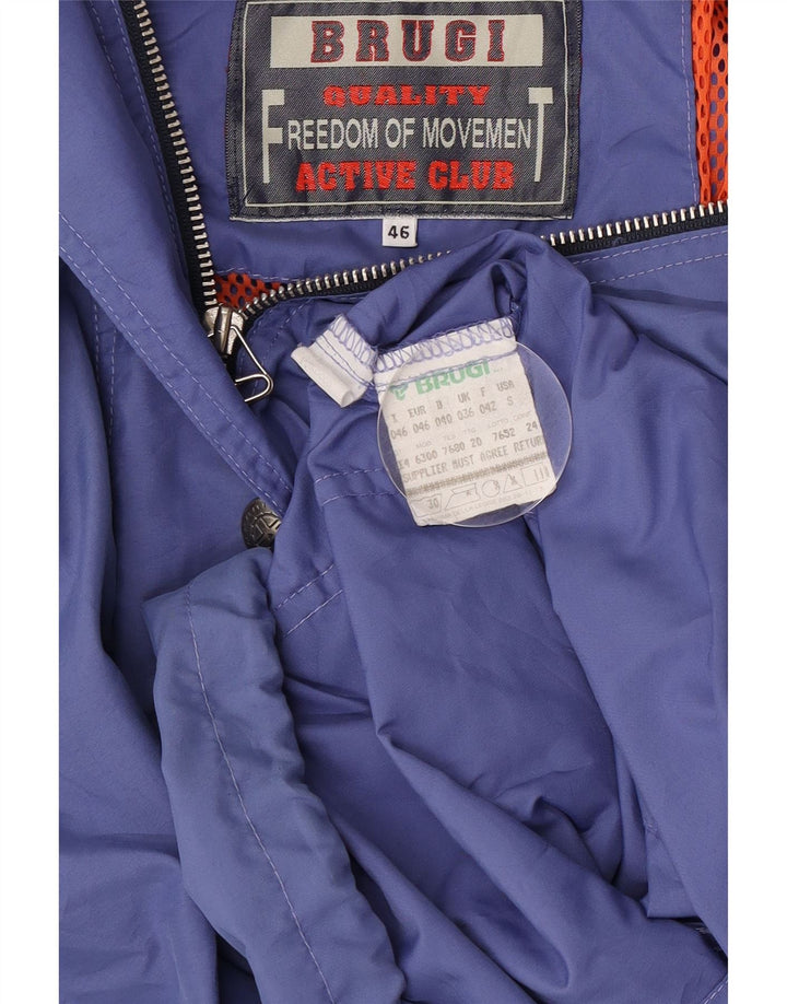 Brugi Chaqueta cortavientos extragrande para mujer IT 46 Large Blue