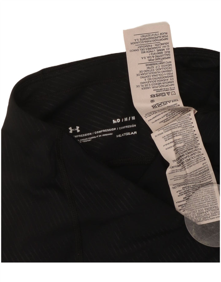 Under Armour Leggings para mujer UK 44 Mediano Nylon a rayas negras