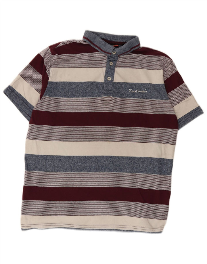 Pierre Cardin Polo Hombre Algodón Rayas Multicolor Mediano