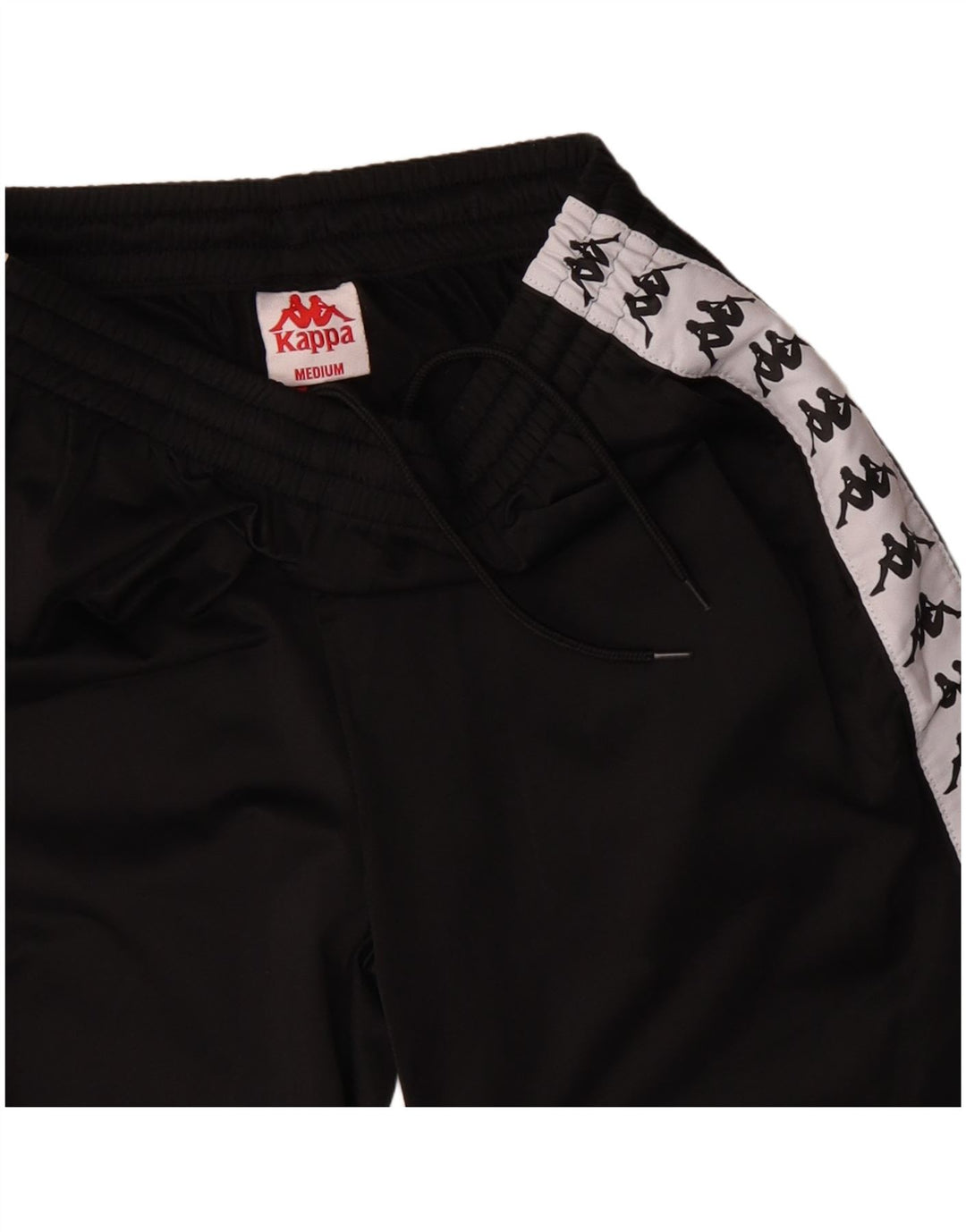 Kappa Mens Graphic Sport Shorts Medium Negro Colorblock Poliéster