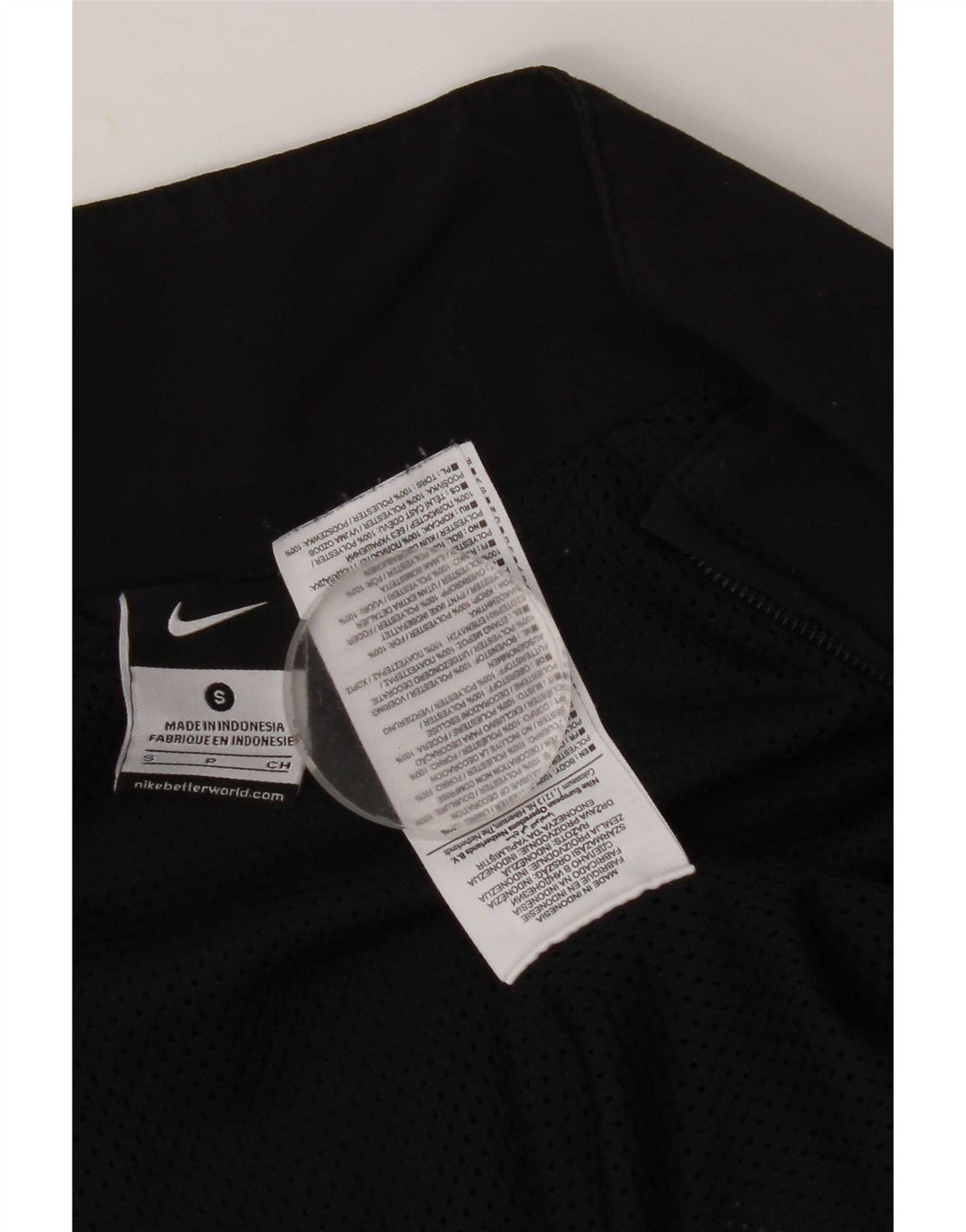 Nike - Chaqueta de chándal con gráfico para hombre, talla pequeña, color negro, poliéster