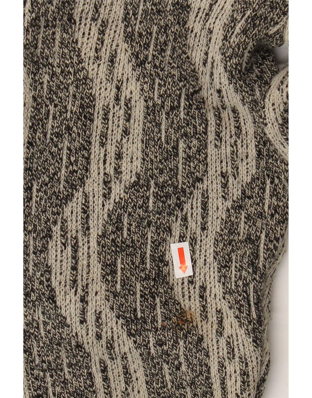 De Pletrl Suéter tipo cárdigan para hombre IT 50 Lana gris medio Chevron