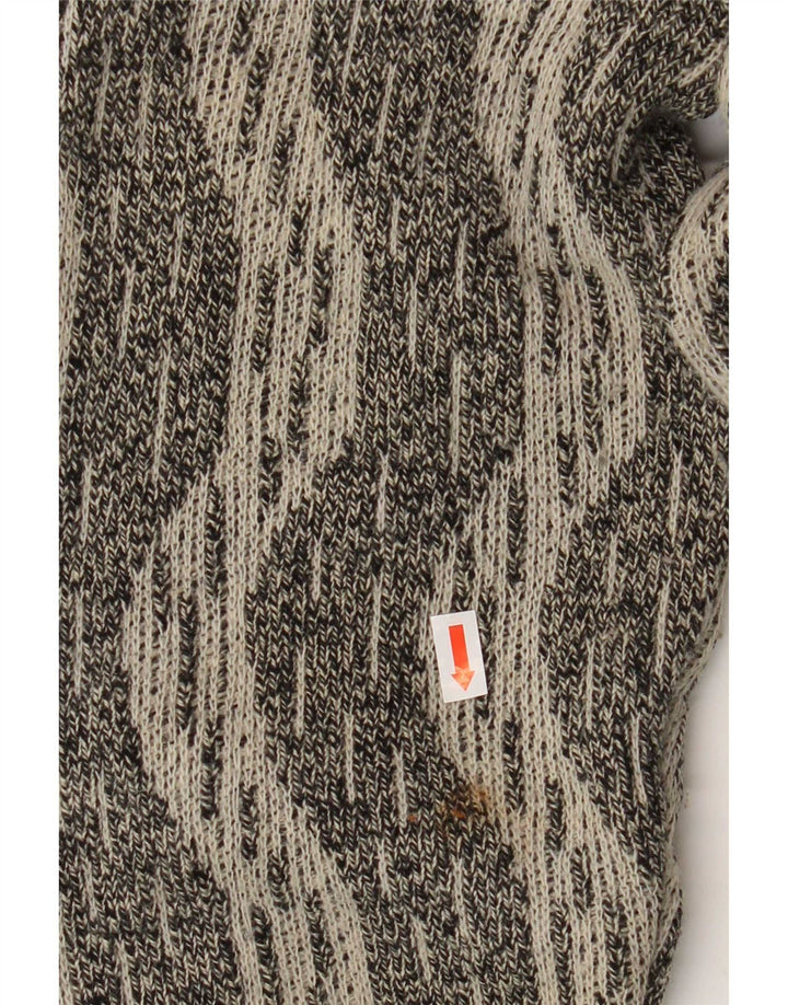 De Pletrl Suéter tipo cárdigan para hombre IT 50 Lana gris medio Chevron