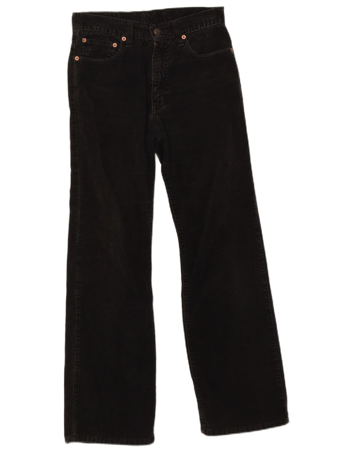 Pantalones de pana con corte bota para mujer Levi's W28 L30 Algodón negro