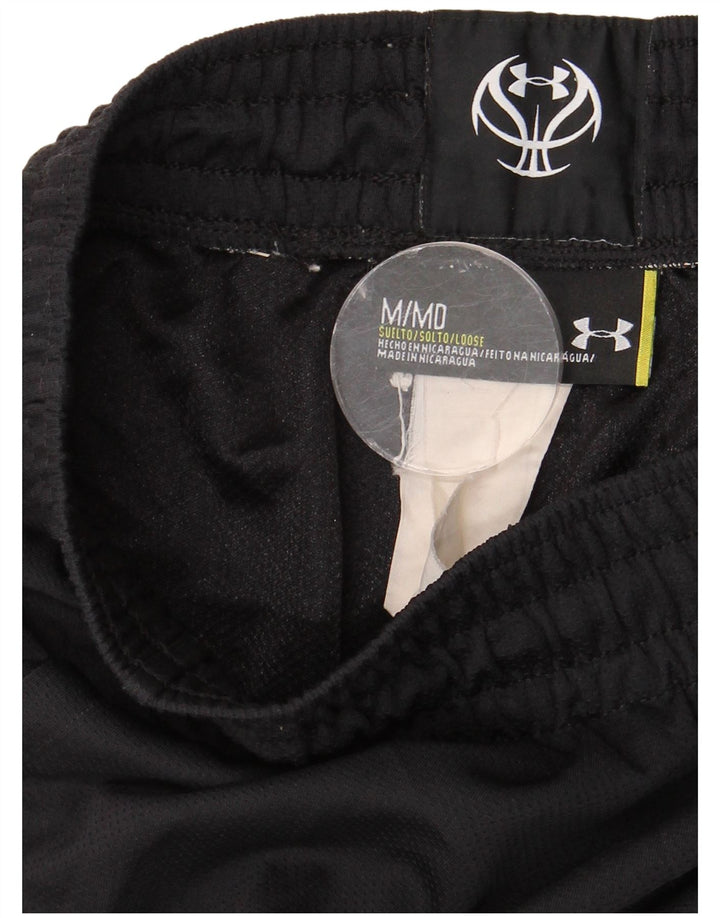 Under Armour Pantalones cortos deportivos para hombre mediano negro