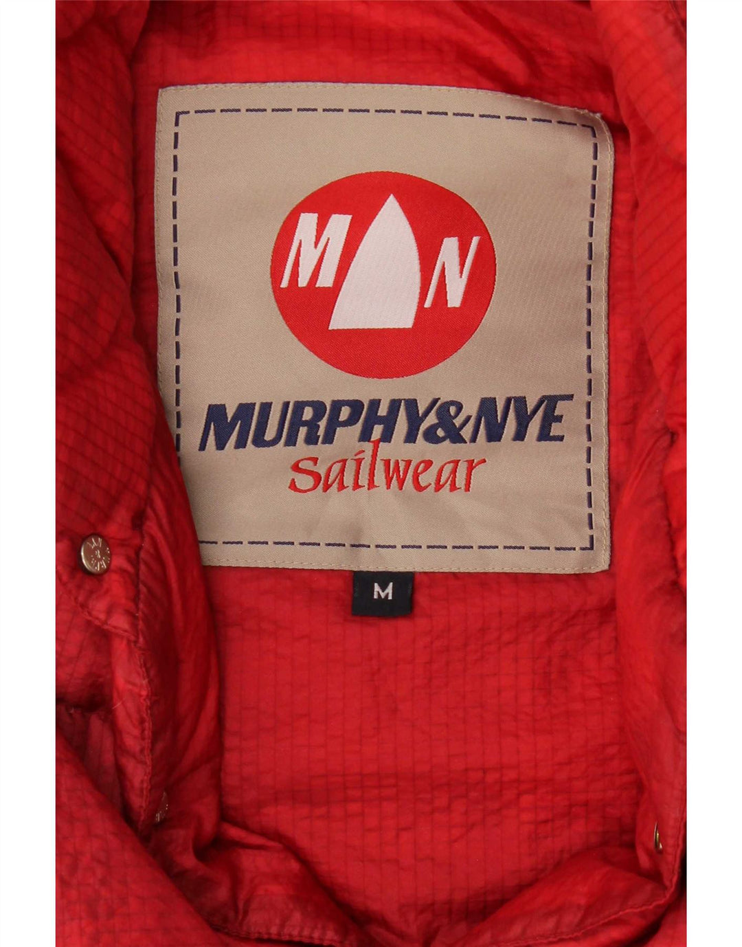 Murphy & Nye Chaleco acolchado para hombre UK 38 Medium Red Check
