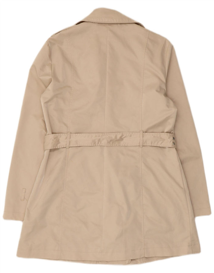 oltre Gabardina con cinturón para mujer UK 46 Poliéster beige grande